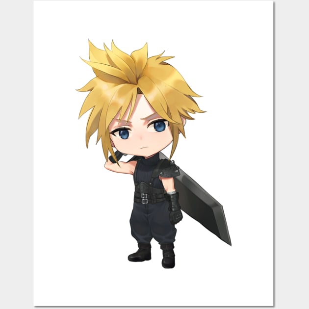 Final Fantasy 7 Remake - Cloud Strife Wall Art by Anime Access